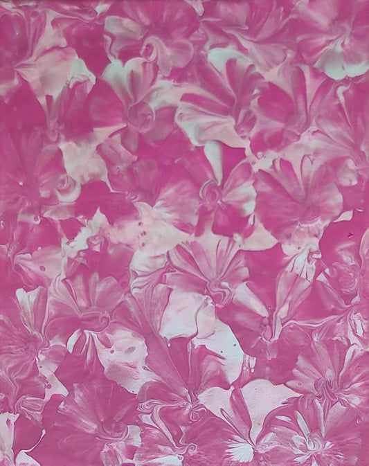 8 x 10 Pink Mauve White