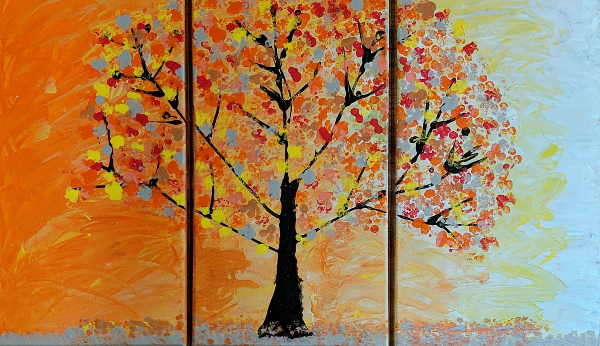 Autumn Trio' Triptych