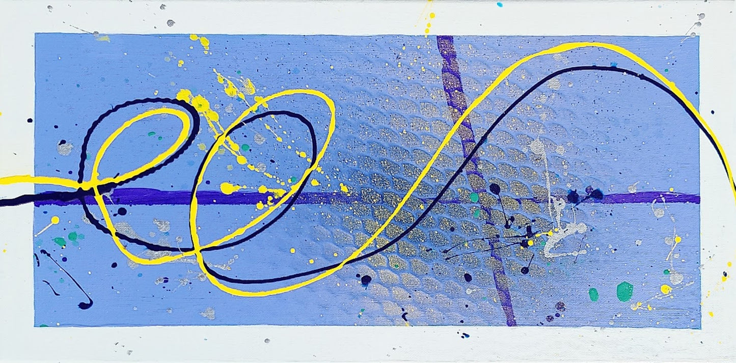 'Periwinkle Plus' original Acrylic artwork