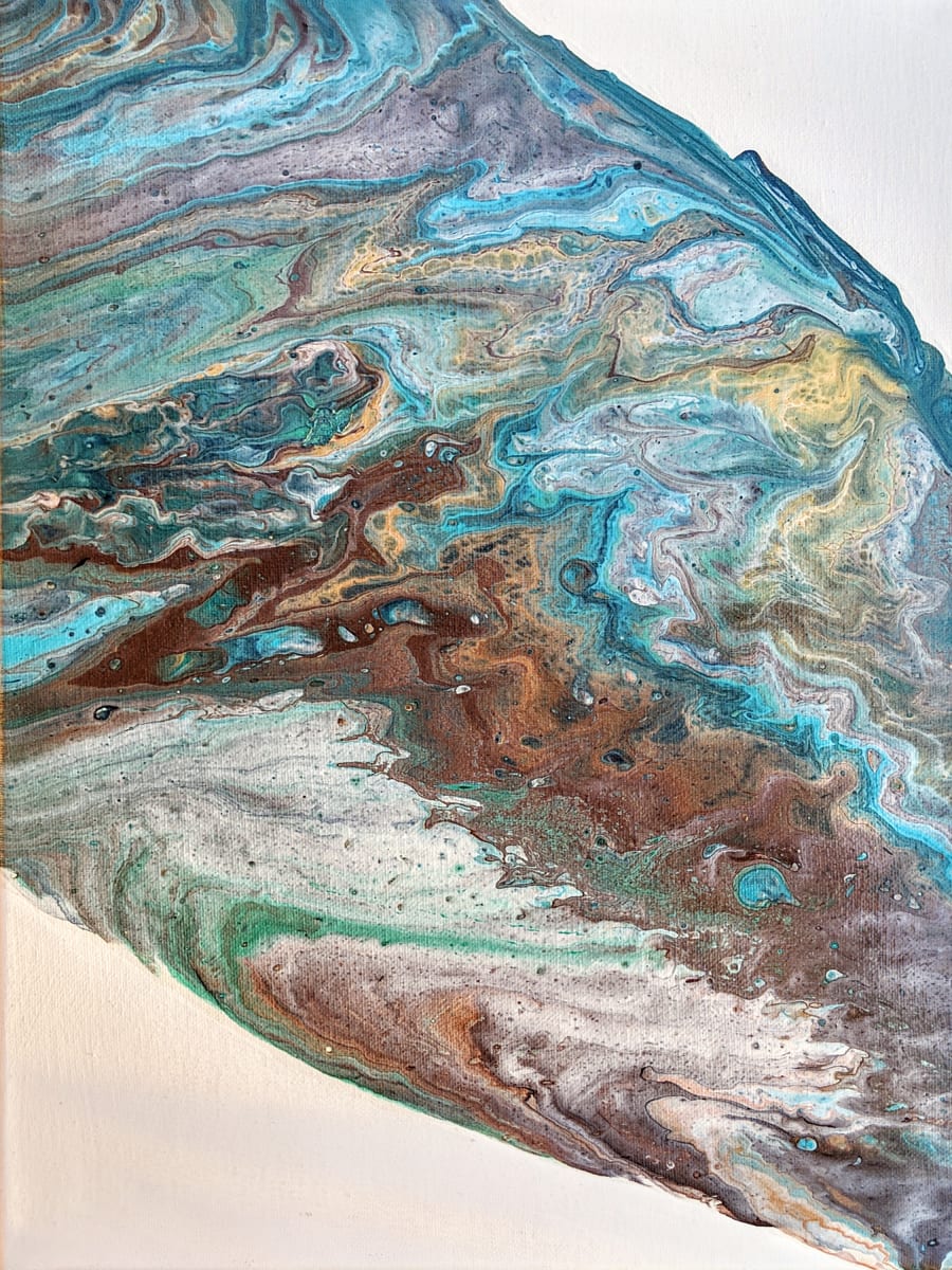 'Territorial' Acrylic Painting